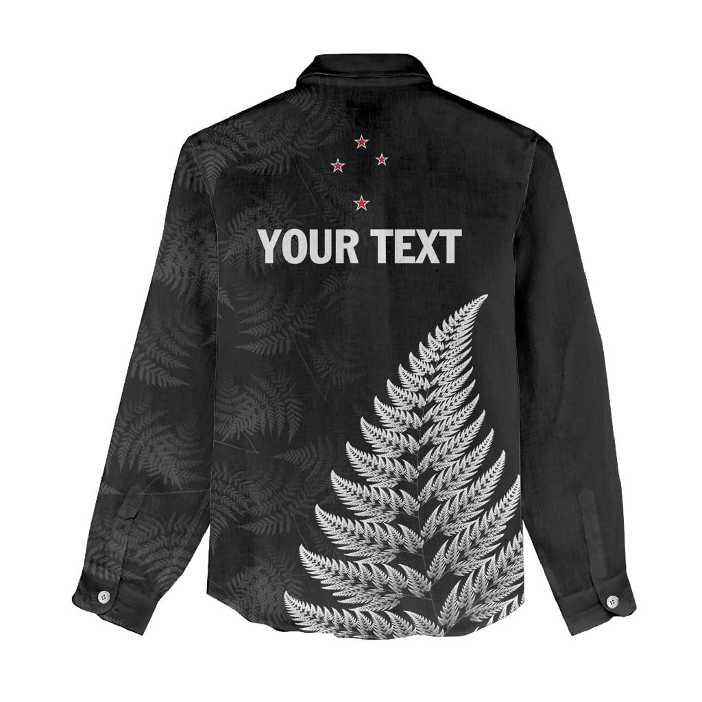 Personalised New Zealand 2025 Archery Women Casual Shirt Aotearoa Silver Arrows Black LT01 - Polynesian Pride