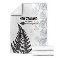 New Zealand 2025 Archery Blanket Aotearoa Silver Arrows White