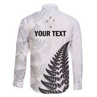 Personalised New Zealand 2025 Archery Family Matching Tank Maxi Dress and Hawaiian Shirt Aotearoa Silver Arrows White LT01 - Polynesian Pride
