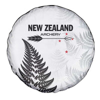 New Zealand 2025 Archery Spare Tire Cover Aotearoa Silver Arrows White