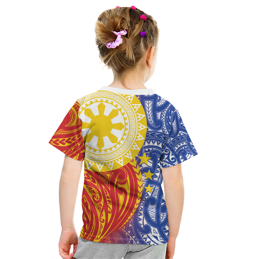 Philippines Kid T Shirt Pilipinas Polynesian Pattern