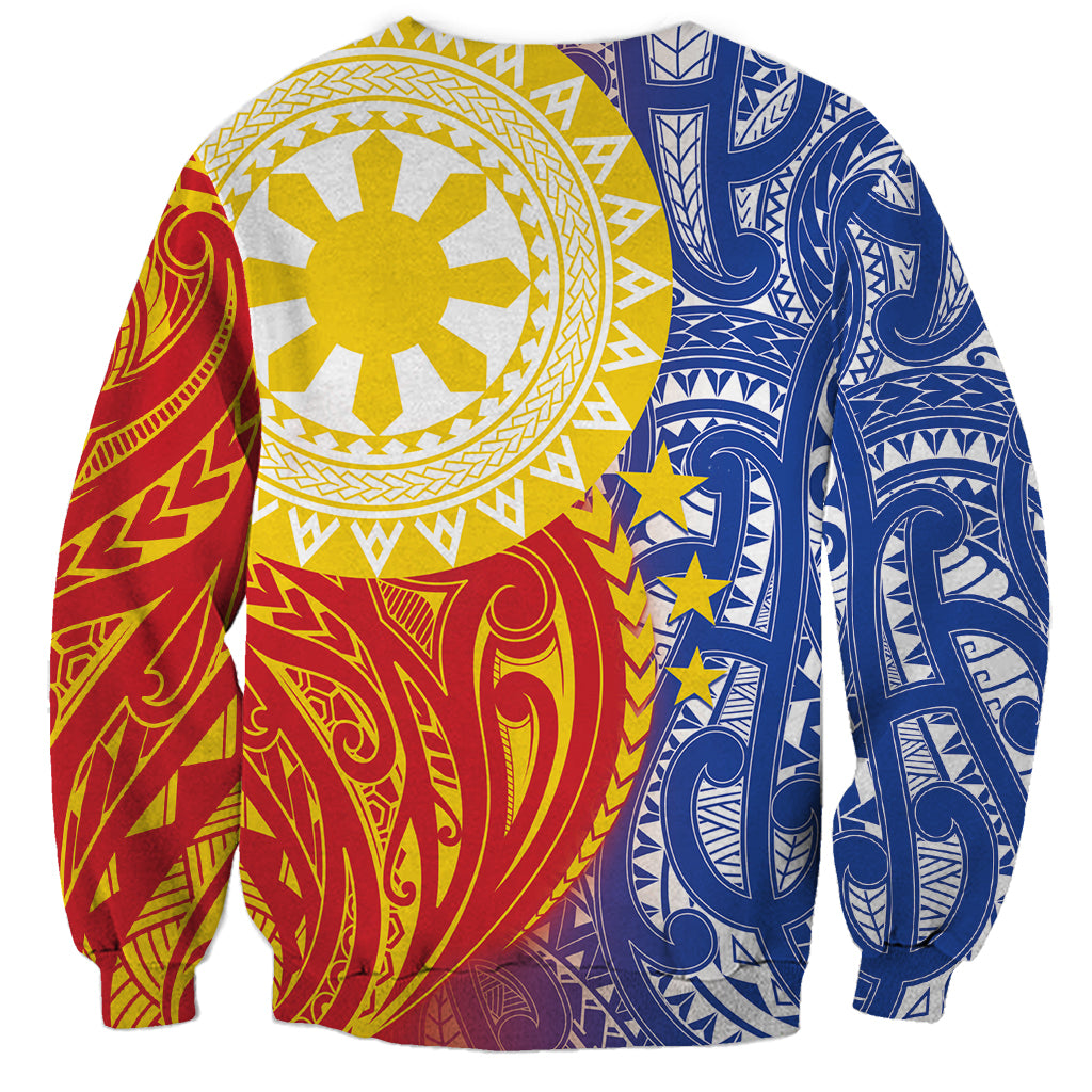 Philippines Sweatshirt Pilipinas Polynesian Pattern