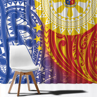 Philippines Window Curtain Pilipinas Polynesian Pattern