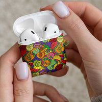 Hawaii Fruits Hippie Style AirPods Case Vibrant Colorful LT01 - Polynesian Pride