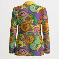 Hawaii Fruits Hippie Style Blazer Vibrant Colorful LT01 - Polynesian Pride