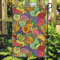 Hawaii Fruits Hippie Style Garden Flag Vibrant Colorful LT01 Garden Flag Multicolor - Polynesian Pride