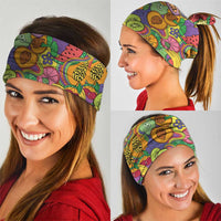 Hawaii Fruits Hippie Style Neck Gaiter Vibrant Colorful LT01 - Polynesian Pride