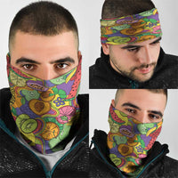 Hawaii Fruits Hippie Style Neck Gaiter Vibrant Colorful LT01 - Polynesian Pride