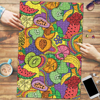 Hawaii Fruits Hippie Style Puzzle Vibrant Colorful LT01 Multicolor - Polynesian Pride