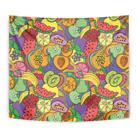 Hawaii Fruits Hippie Style Tapestry Vibrant Colorful LT01 - Polynesian Pride