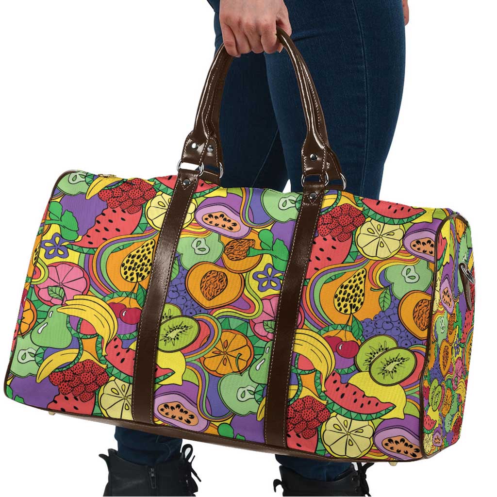 Hawaii Fruits Hippie Style Travel Bag Vibrant Colorful LT01 - Polynesian Pride