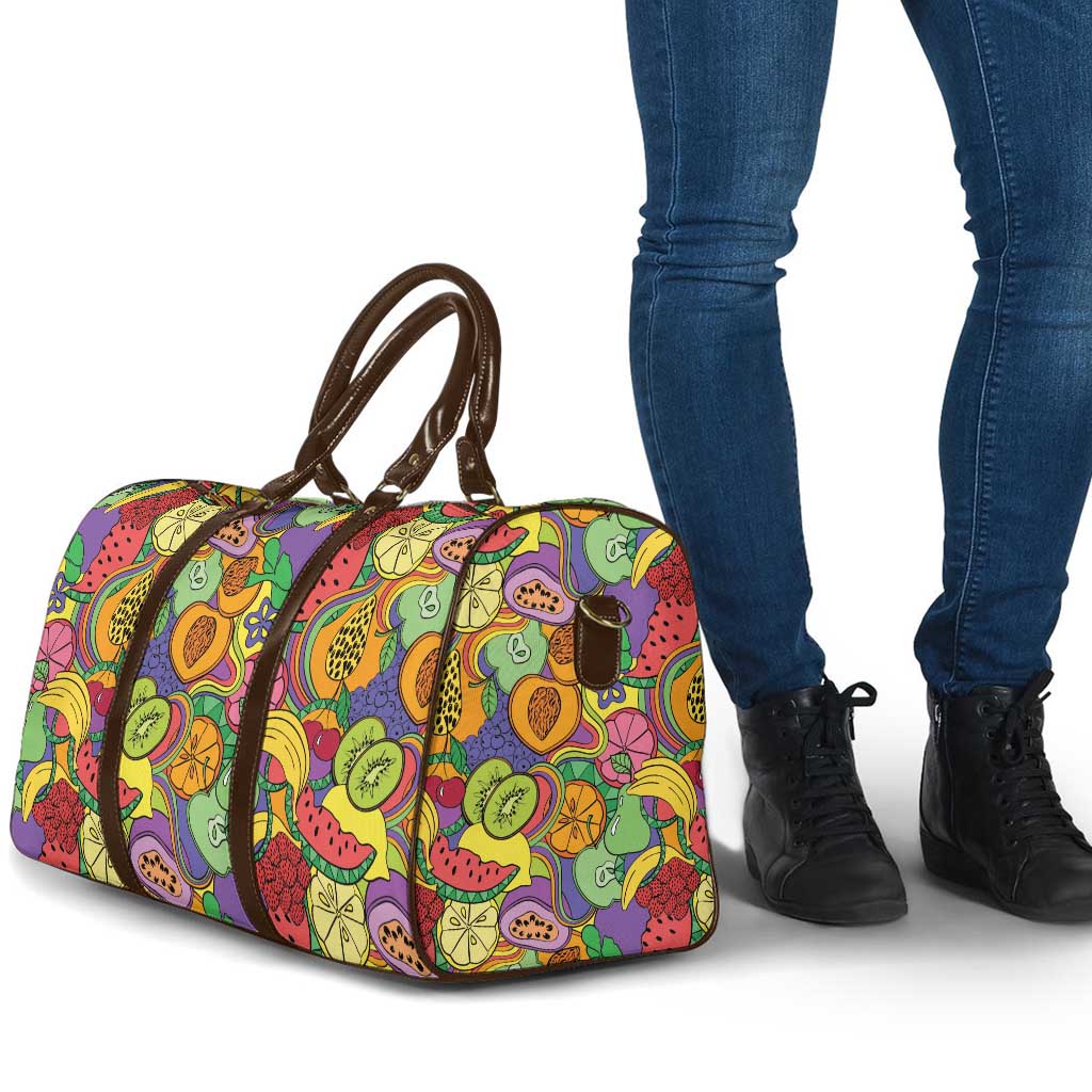 Hawaii Fruits Hippie Style Travel Bag Vibrant Colorful LT01 - Polynesian Pride