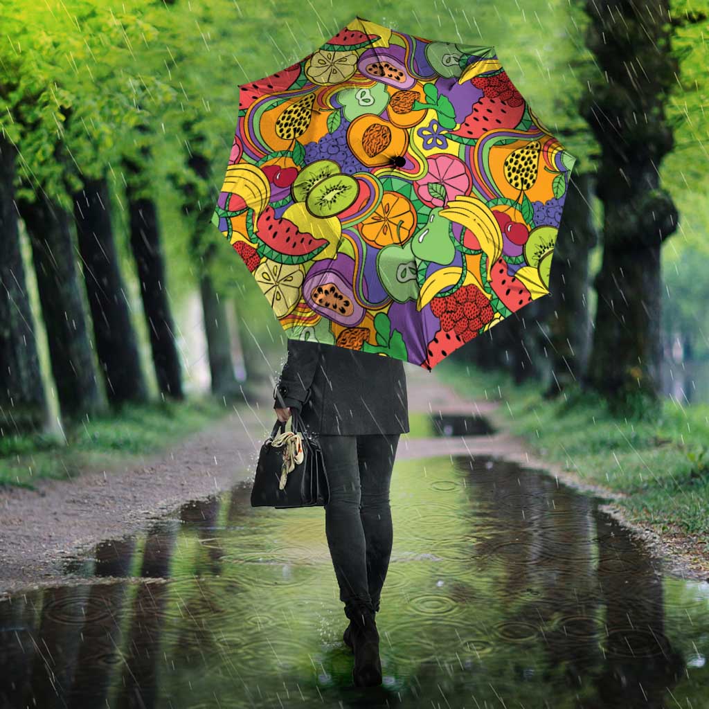Hawaii Fruits Hippie Style Umbrella Vibrant Colorful LT01 - Polynesian Pride