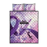 Polynesian Lupus Awareness Quilt Bed Set Butterfly Hologram Lupus Warrior LT01 - Polynesian Pride