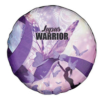 Polynesian Lupus Awareness Spare Tire Cover Butterfly Hologram Lupus Warrior LT01 - Polynesian Pride