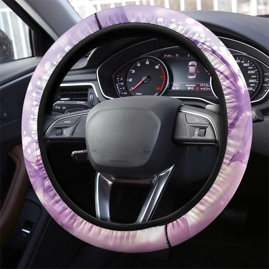 Polynesian Lupus Awareness Steering Wheel Cover Butterfly Hologram Lupus Warrior LT01 - Polynesian Pride