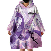 Personalized Polynesian Lupus Awareness Wearable Blanket Hoodie Butterfly Hologram Lupus Warrior LT01 - Polynesian Pride