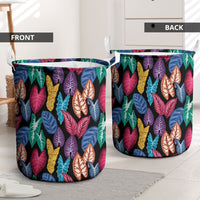 Hawaii Colorful Tropical Leaves Laundry Basket LT01 - Polynesian Pride