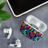 Hawaii Colorful Tropical Leaves AirPods Case LT01 - Polynesian Pride