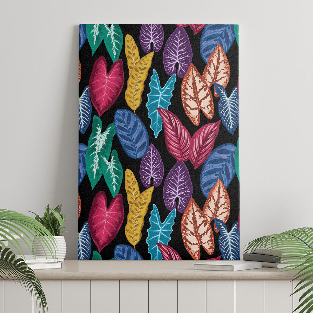 Hawaii Colorful Tropical Leaves Canvas Wall Art LT01 - Polynesian Pride
