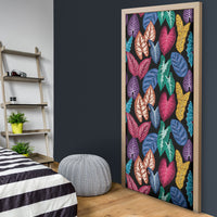 Hawaii Colorful Tropical Leaves Door Cover LT01 - Polynesian Pride