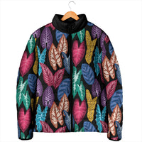 Hawaii Colorful Tropical Leaves Padded Jacket LT01 - Polynesian Pride