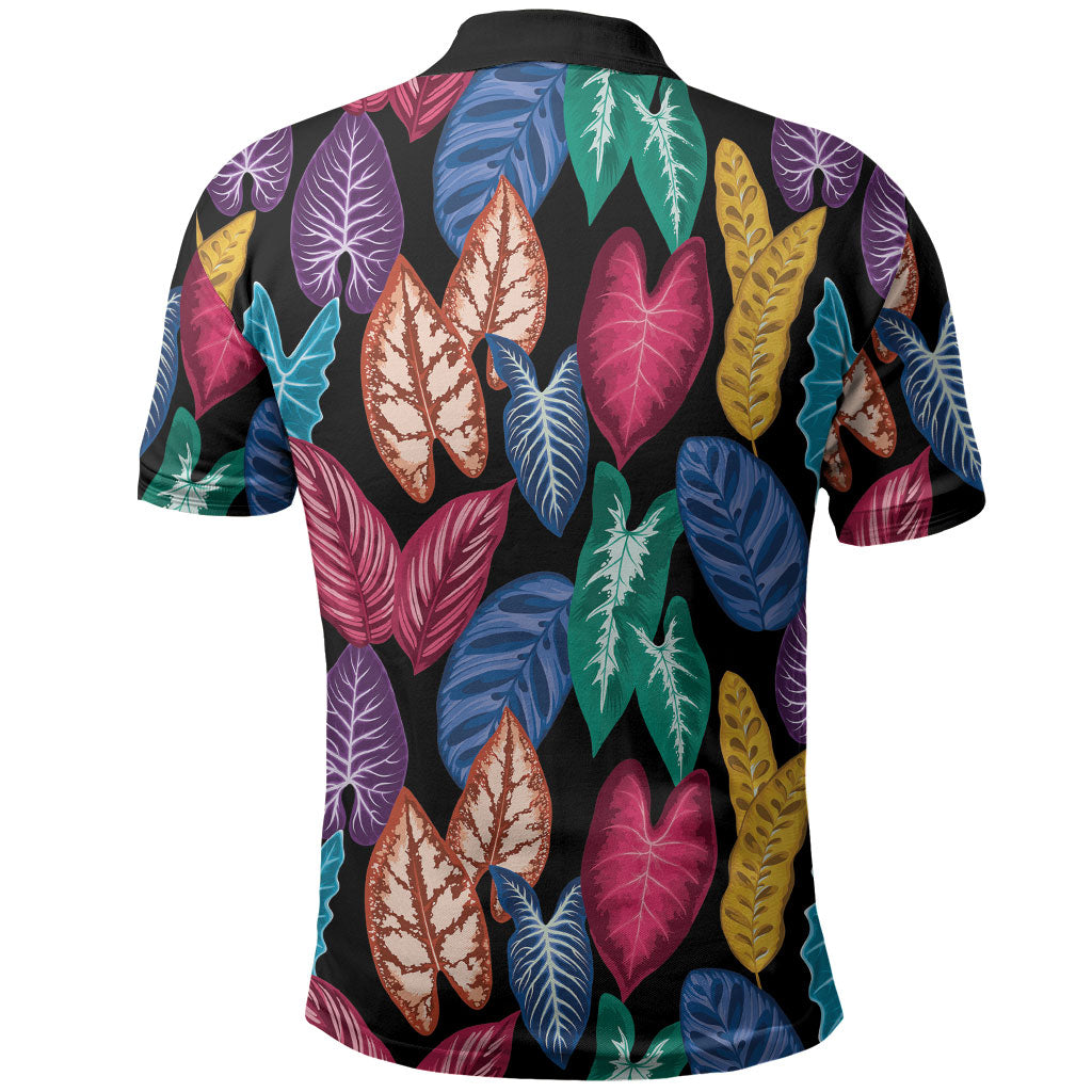 Hawaii Colorful Tropical Leaves Polo Shirt LT01 - Polynesian Pride