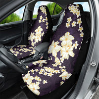 Hawaii Hibiscus Plumeria Purple Car Seat Cover Polynesian Pattern LT01 - Polynesian Pride