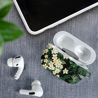 Hawaii Plumeria Tropical Leaves AirPods Case Monstera Calathea Palm Fronds LT01 - Polynesian Pride