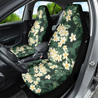 Hawaii Plumeria Tropical Leaves Car Seat Cover Monstera Calathea Palm Fronds LT01 - Polynesian Pride