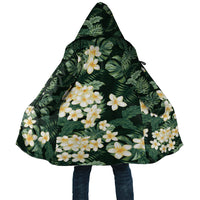Hawaii Plumeria Tropical Leaves Cloak Monstera Calathea Palm Fronds LT01 Unisex Green - Polynesian Pride
