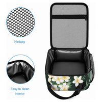 Hawaii Plumeria Tropical Leaves Lunch Bag Monstera Calathea Palm Fronds LT01 - Polynesian Pride