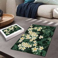 Hawaii Plumeria Tropical Leaves Puzzle Monstera Calathea Palm Fronds LT01 - Polynesian Pride