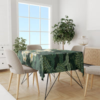 Hawaii Plumeria Tropical Leaves Tablecloth Monstera Calathea Palm Fronds LT01 - Polynesian Pride