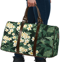 Hawaii Plumeria Tropical Leaves Travel Bag Monstera Calathea Palm Fronds LT01 - Polynesian Pride