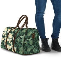 Hawaii Plumeria Tropical Leaves Travel Bag Monstera Calathea Palm Fronds LT01 - Polynesian Pride