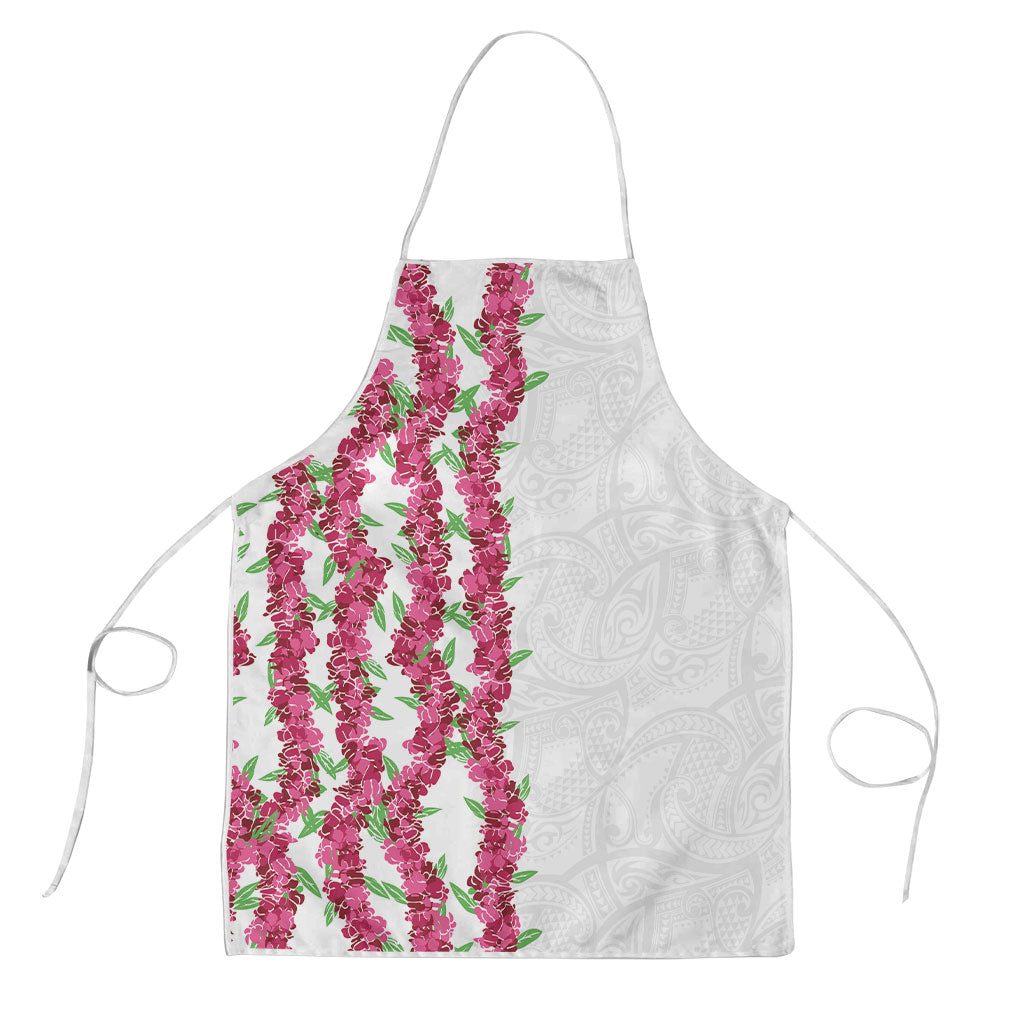 Hawaii Aalii Lei Apron Aalii Ku Makani LT01 White - Polynesian Pride
