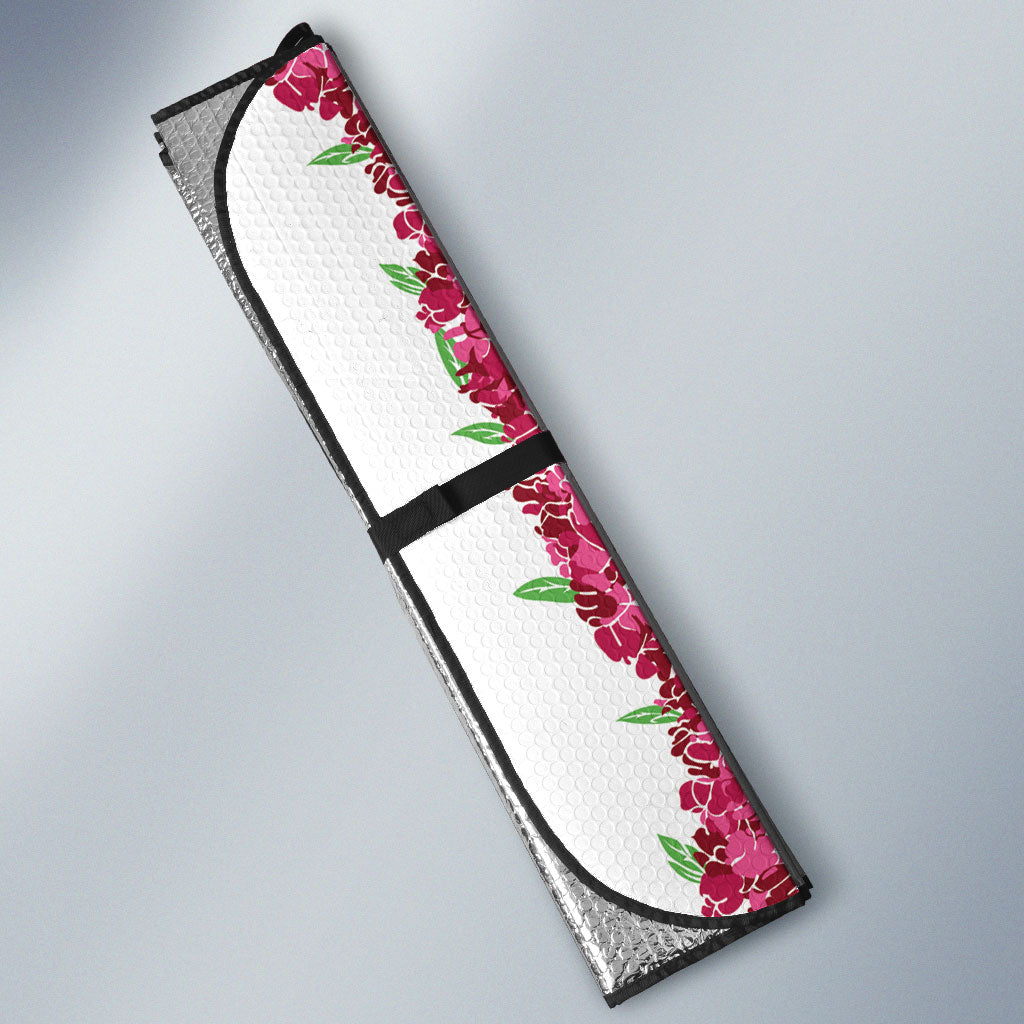 Hawaii Aalii Lei Auto Sun Shade Aalii Ku Makani LT01 - Polynesian Pride