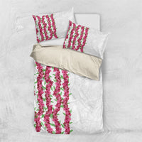 Hawaii Aalii Lei Bedding Set Aalii Ku Makani LT01 US Twin 172cm x 218cm White - Polynesian Pride