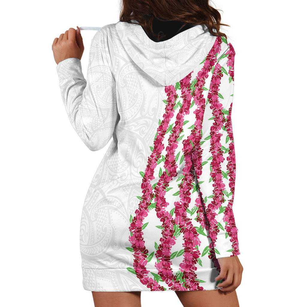 Hawaii Aalii Lei Hoodie Dress Aalii Ku Makani LT01 - Polynesian Pride
