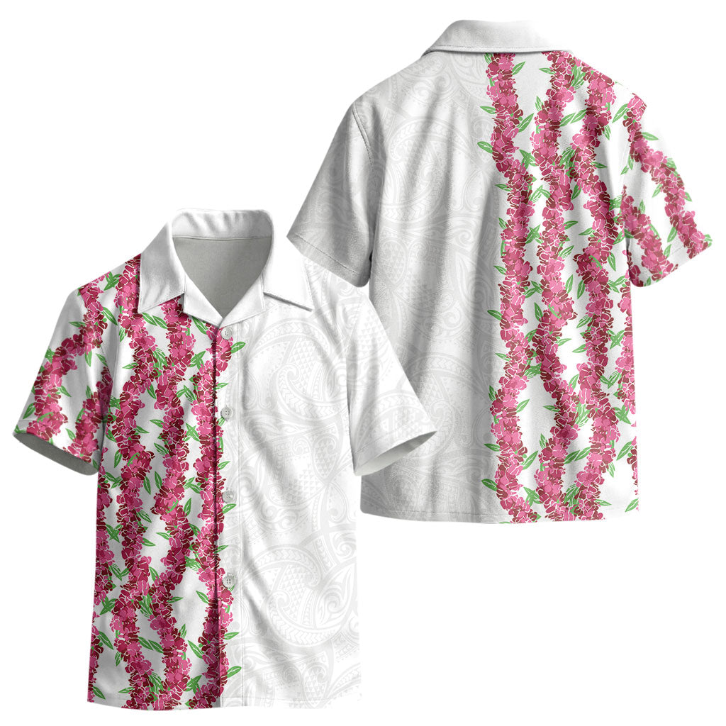 Hawaii Aalii Lei Kid Hawaiian Shirt Aalii Ku Makani LT01 - Polynesian Pride