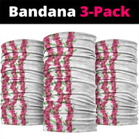 Hawaii Aalii Lei Neck Gaiter Aalii Ku Makani LT01 package One Size: 25*50cm White - Polynesian Pride