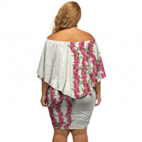 Hawaii Aalii Lei Off Shoulder Short Dress Aalii Ku Makani LT01 - Polynesian Pride