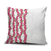 Hawaii Aalii Lei Pillow Cover Aalii Ku Makani LT01 White - Polynesian Pride