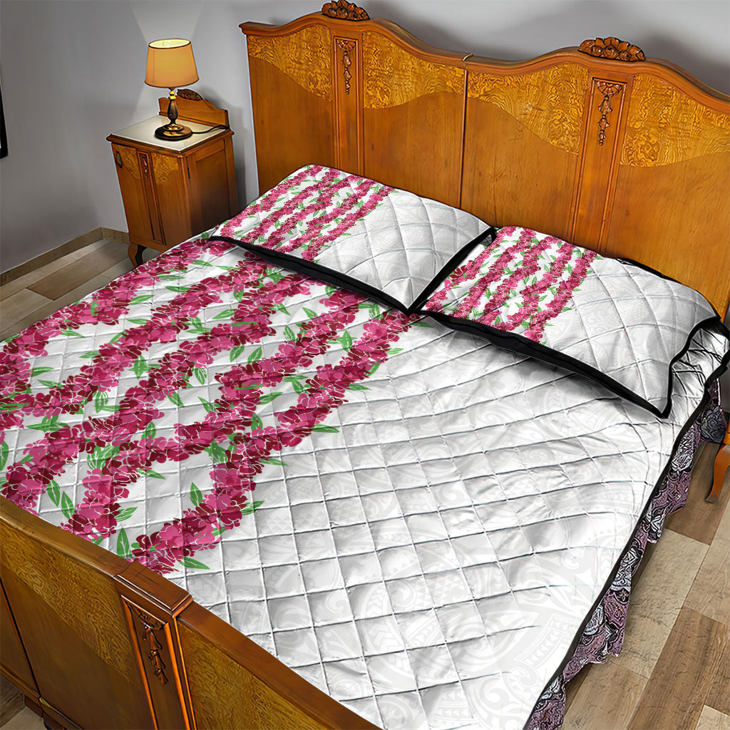 Hawaii Aalii Lei Quilt Bed Set Aalii Ku Makani LT01 - Polynesian Pride