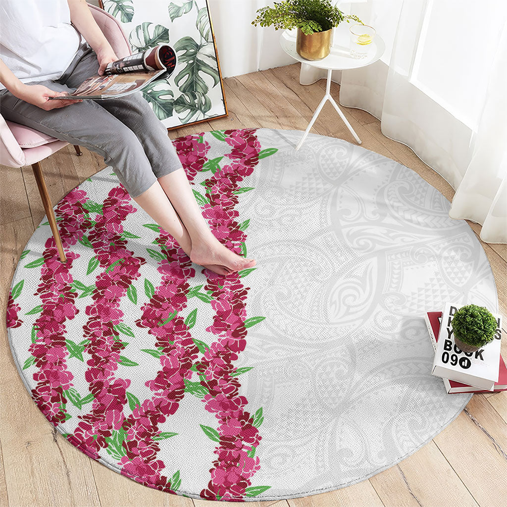 Hawaii Aalii Lei Round Carpet Aalii Ku Makani LT01 - Polynesian Pride