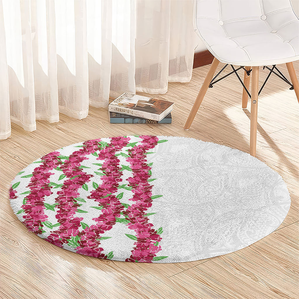Hawaii Aalii Lei Round Carpet Aalii Ku Makani LT01 - Polynesian Pride