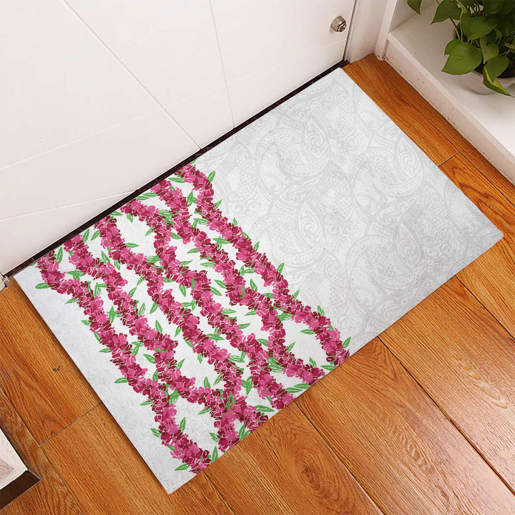 Hawaii Aalii Lei Rubber Doormat Aalii Ku Makani LT01 - Polynesian Pride