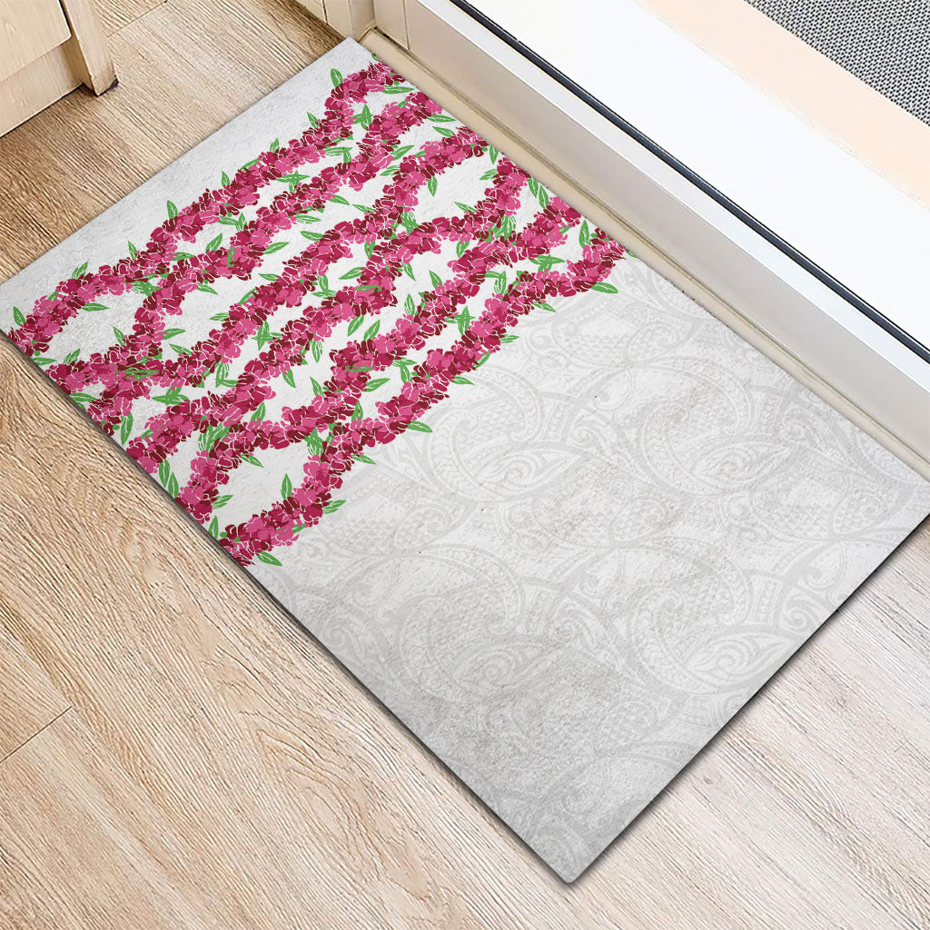 Hawaii Aalii Lei Rubber Doormat Aalii Ku Makani LT01 - Polynesian Pride