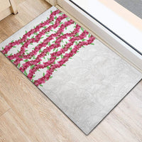 Hawaii Aalii Lei Rubber Doormat Aalii Ku Makani LT01 - Polynesian Pride